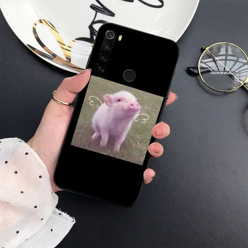 

Cute Little Pink Pet Pig Phone Case For Xiaomi Redmi 7 8 9t a3Pro 9se k20 mi8 max3 lite 9 note 9s 10 pro