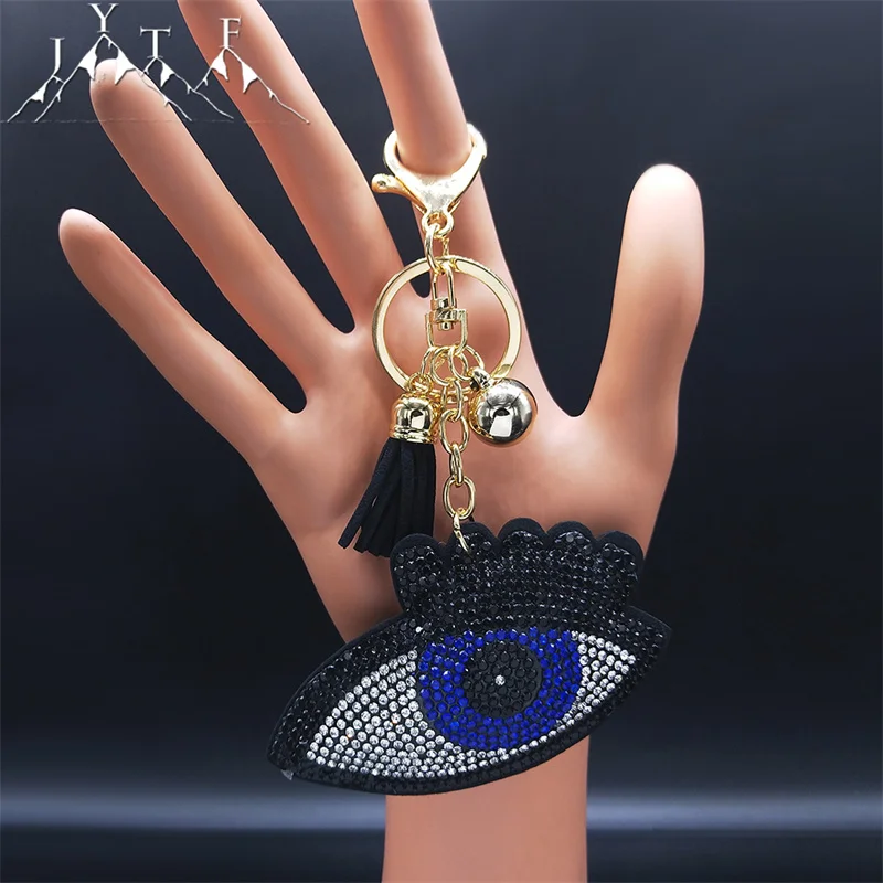 

2021 большой турецкий глаз, черный, синий кристалл, цвет: Турция, Очаровательная сумка для глаз, золотой цвет, ювелирные изделия ojo turco KK10S05