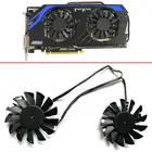 Вентилятор PLD08010S12HH PLD08010B12HH для MSI N660 Hawk N650 Power Edition R6950 R7970, Охлаждающие вентиляторы, 4 контакта, 12 В, N660 Ti, 2 шт., 75 мм