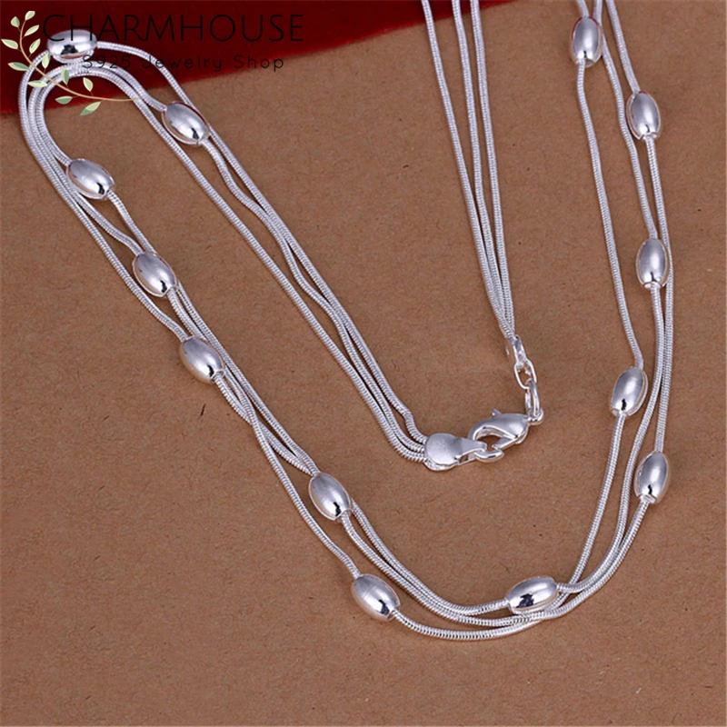 Charmhouse ожерелья из стерлингового серебра 925 пробы для женщин цепочка со змеями