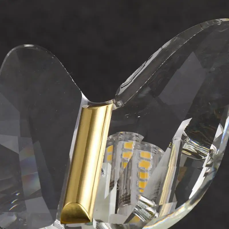 Итальянский светильник Роскошная Современная хрустальная люстра из меди и