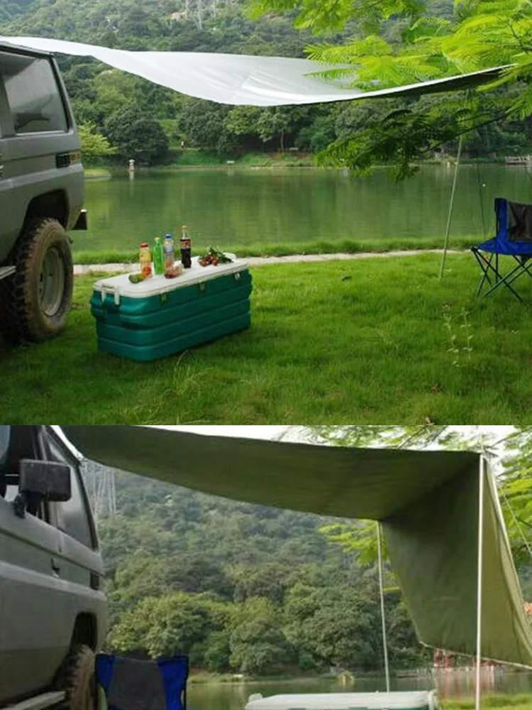 Портативный автомобильный тент на крышу от солнца 2 8*1 8 м навес для кемпинга |