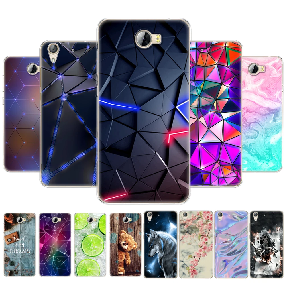 

Soft silicon TPU Case cover FOR Huawei Y5 II Y5 2 / Y6 II Compact / Russia Honor 5A LYO-L21