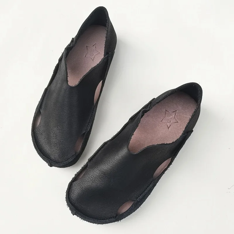 Women's Flat Shoes 2011 Summer Women's Slip-on Shoes 100% Genuine Leather Summer Ballet Flats Casual Ballerina Flats Woman Clogs