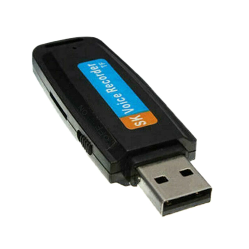 U-Disk Digital Audio Voice Recorder Pen Charger USB Flash Drive Up to 32GB Mini SD TF High Quality | Электроника