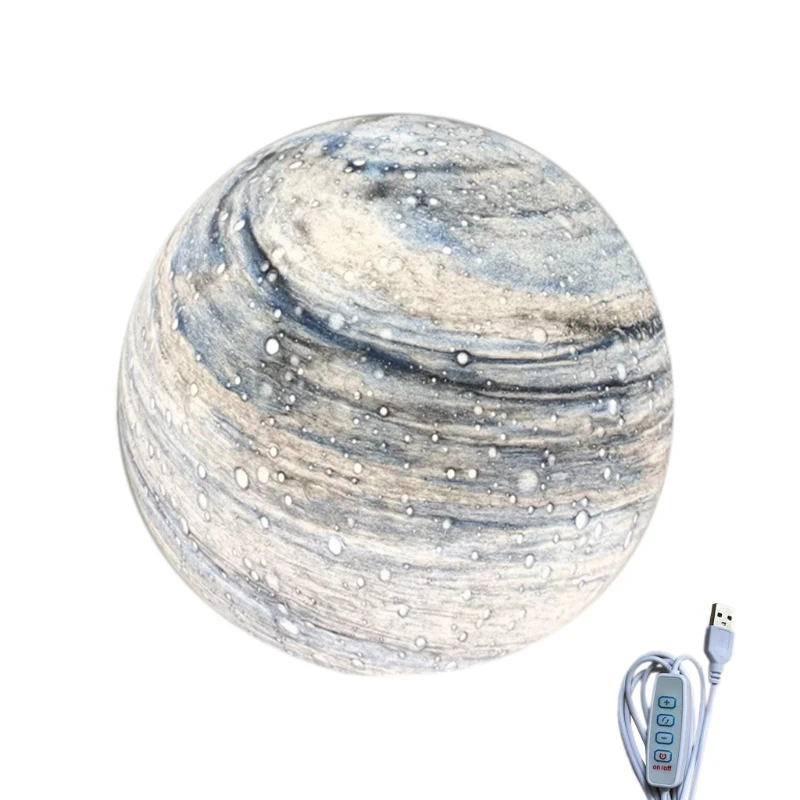 

USB Night Light Moon Creative Birthday Gift Starry Sky Bedside Bedroom Saturn