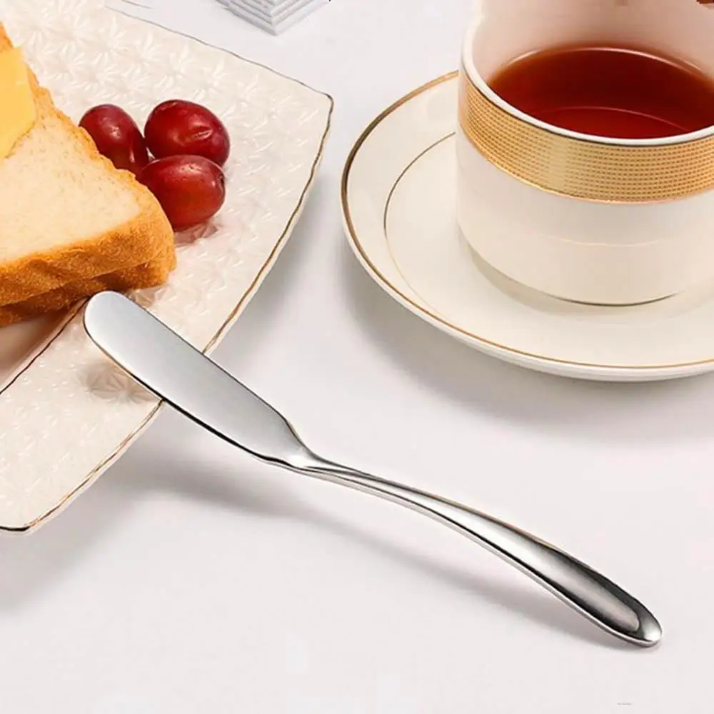 

Stainless Steel Butter Jam Spatula Knife Cheese Dessert Scraper Utensil Cutlery Jam Spreader Sandwich Bread Breakfast Cook Tools