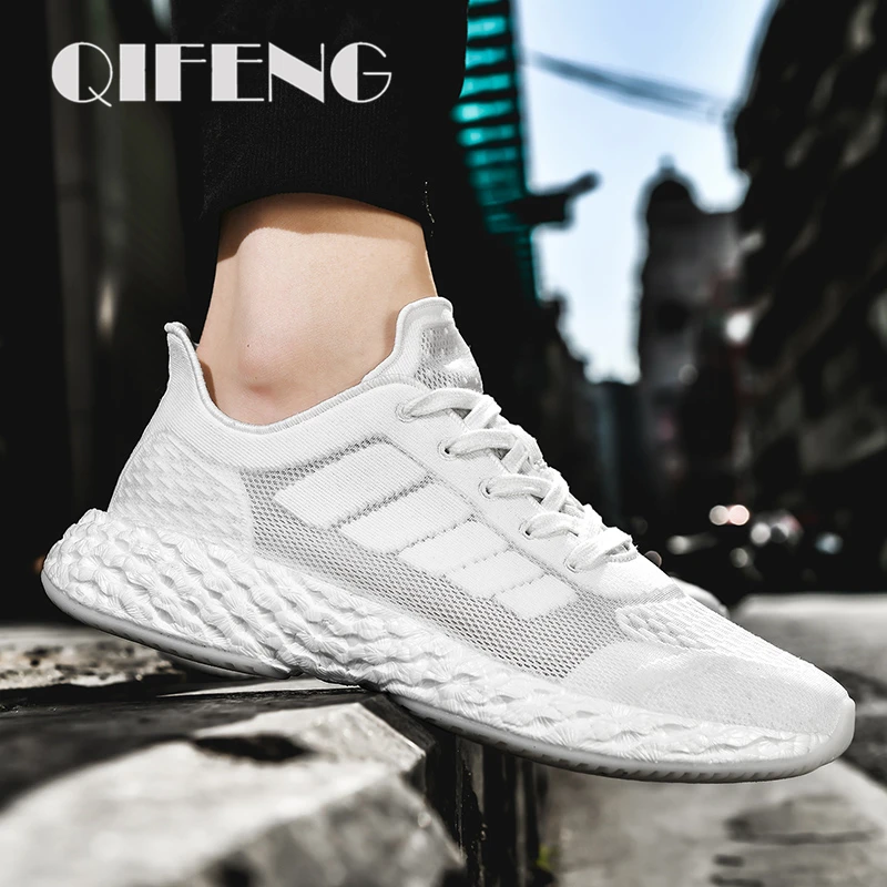 

Casual Shoes Mesh Sneakers Black Running Shoes Female Summer New Fashion Light Breathable Men's Shoes White Zapatos De Hombre