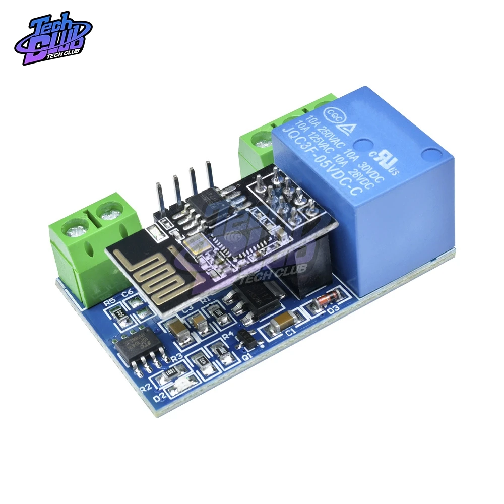 Релейный модуль ESP8266 ESP-01S 5 в Wi-Fi Умный домашний переключатель с дистанционным
