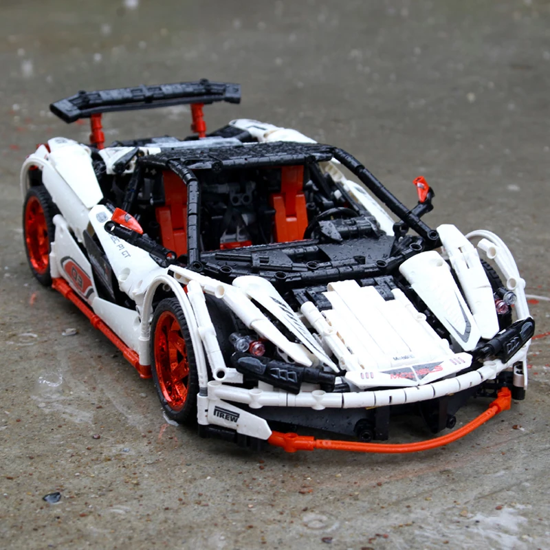 Compatible Lepining Technic Series The MOC McLaren P1 720s RC APP White Super Racing Car Model Building Blocks Bricks Kids Toys | Игрушки и