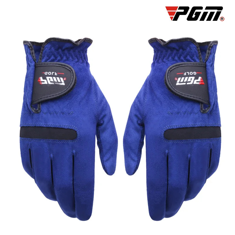 

PGM Golf Gloves Men's Left Right Gloves Sport Sweat Absorbent Microfiber Cloth Glove Soft Breathable Abrasion Golf Accessories