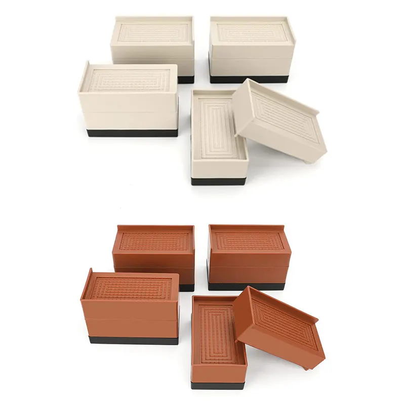 

4 шт., регулируемые подъемники для мебели, 3 дюйма