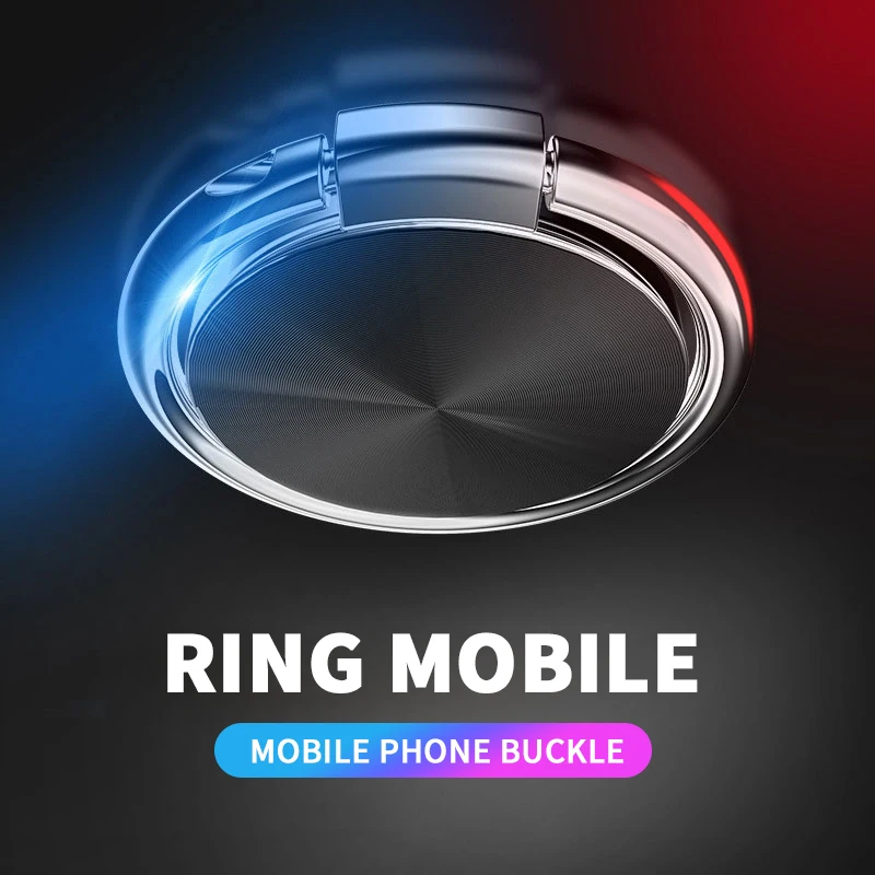 Роскошный Универсальный металлический держатель для телефона с вращением на 360