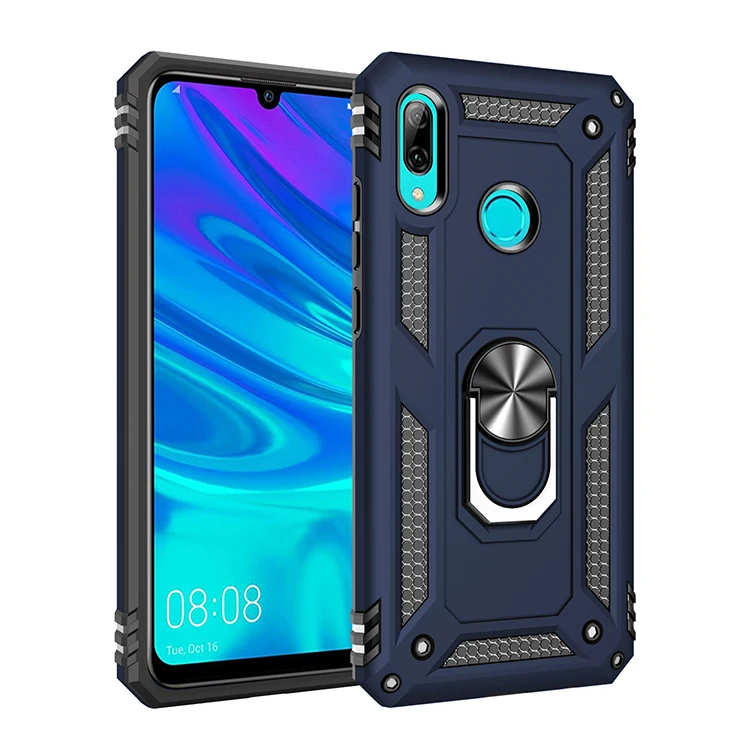 

Противоударный чехол для Huawei Honor 10 Lite, чехол в стиле милитари, защитный чехол с кольцом-держателем, Магнитный чехол для телефона Honor 10 Lite
