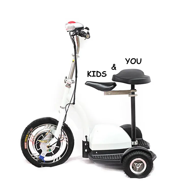 48В 500 Вт трехколесный электрический скутер моторизованный стоящий вверх или вниз