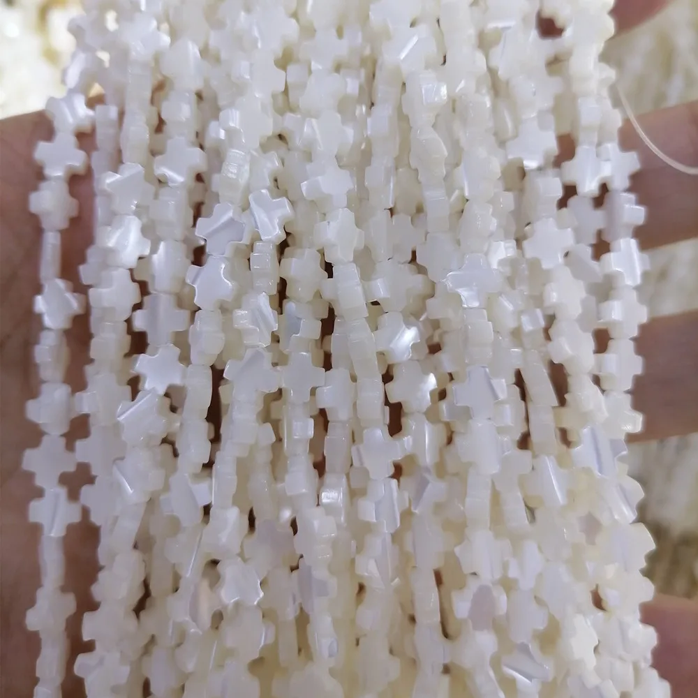 Бусины Из Натурального перламутра в виде ракушки белого цвета бусины форме