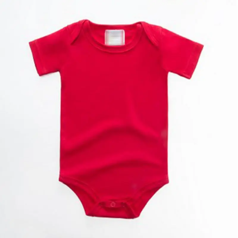 For 0-2Y Toddlers Casual Pajamas Outfits Baby Girls Boys Short Sleeve Rompers Infant Cotton Clothes Newborn Solid Jumpsuit