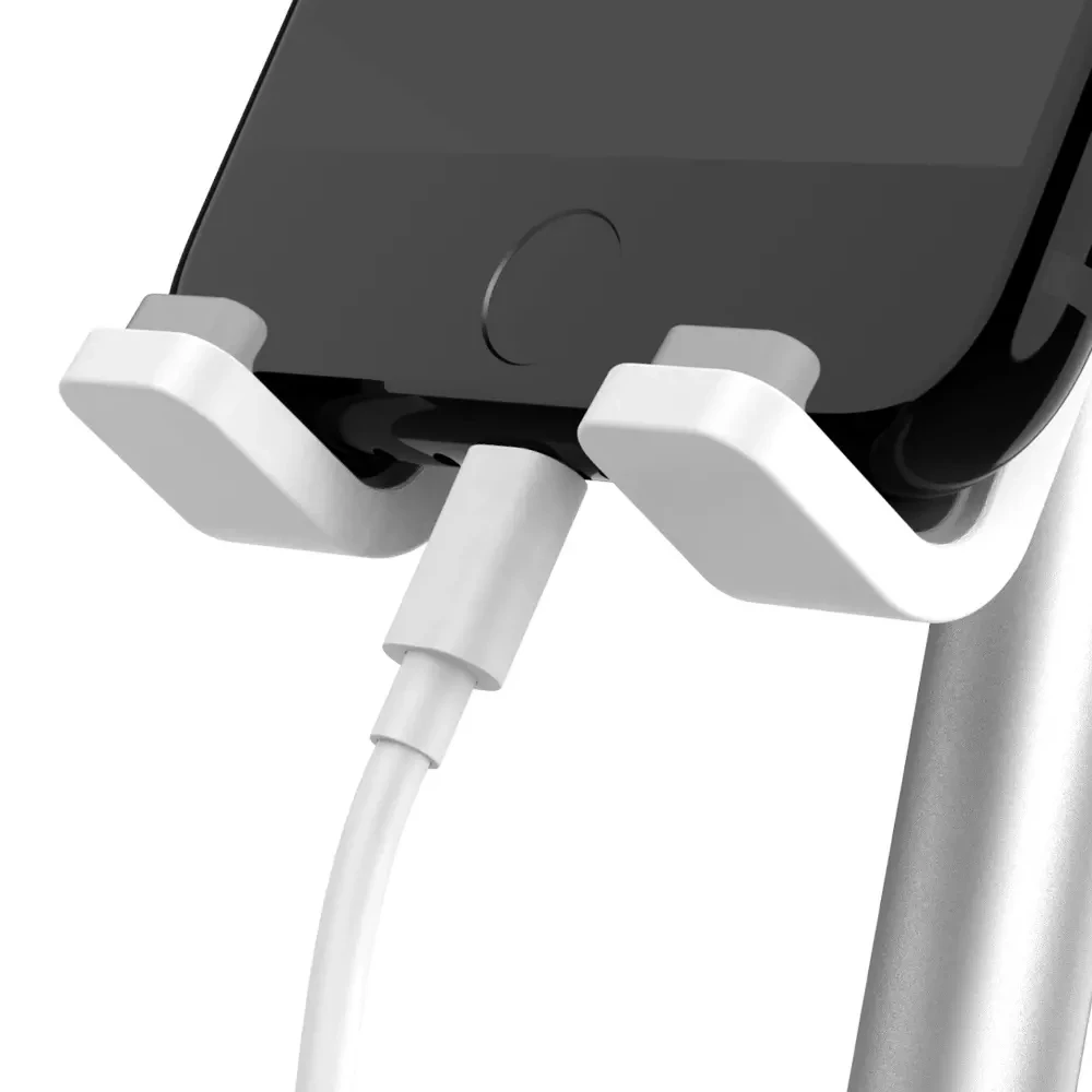 

Bcase Mobile Phone Tablet Desktop Holder 45 Adjustment With Weighted Base Phone Charging Stand For 4-12.9inch Phone Tablet Use