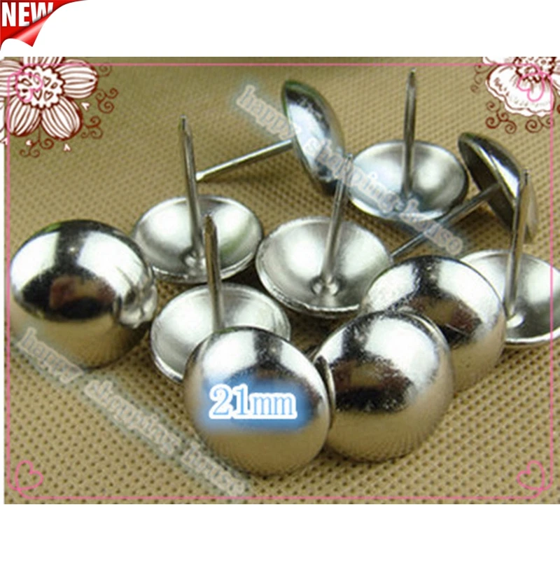 

21MM iron Nail Upholstery Nail Jewelry Box Wall Door Sofa Furniture Decorative Tack Stud Pushpin