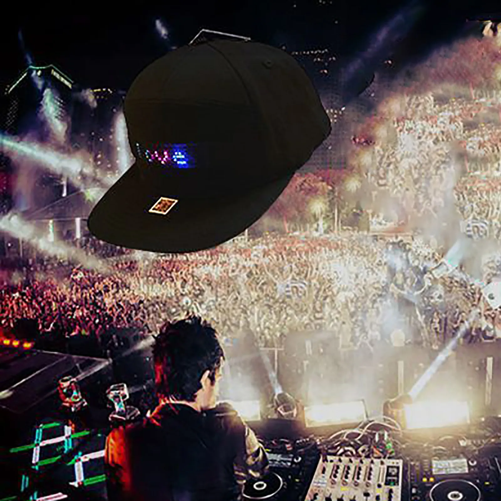

Hats Luminous LED Display Multilanguage Wireless Bluetooth Party Baseball Mens Cap Sun Hat Cycling Caps Sports Caps