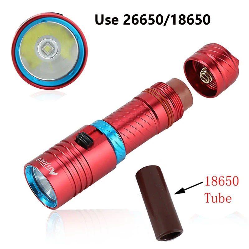 Новинка 1 шт. портативный светодиодный водонепроницаемый фонарь CREE 100 лм м | Спорт