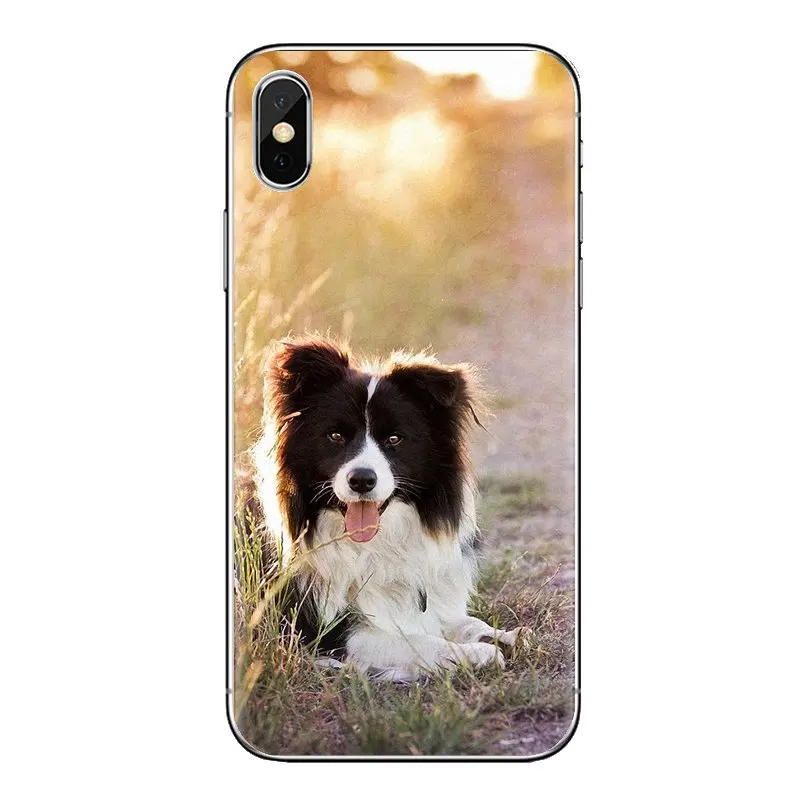 For Samsung Galaxy A3 A5 A7 A9 A8 Star A6 Plus 2018 2015 2016 2017 Border Collie Dog Soft Transparent Shell Covers |