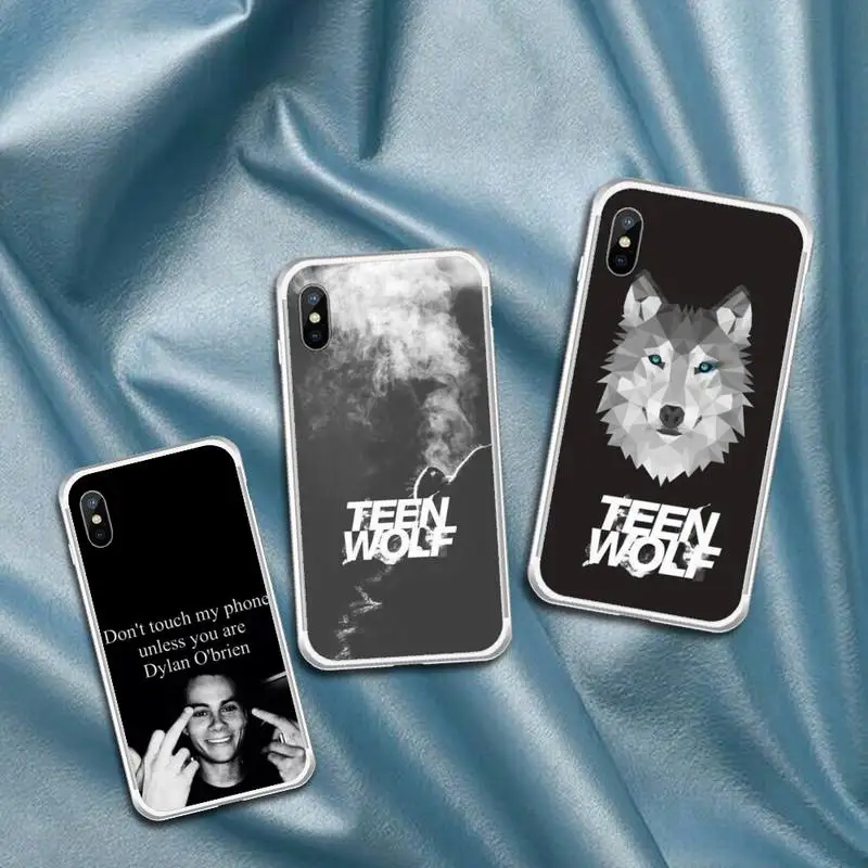 

Dylan O'Brien Teen Wolf cool Phone Case Transparent for iPhone 6 7 8 11 12 s mini pro X XS XR MAX Plus
