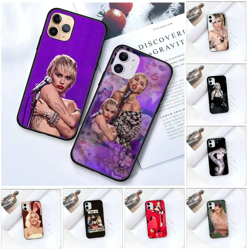

Miley Cyrus Phone Case For iPhone 12 Mini 11 Pro XS Max X XR 7 8 Plus