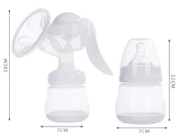 manual breast pump powerful feeding milk bottles bpa free infant baby nipple suction breasts pumps bottle sucking
