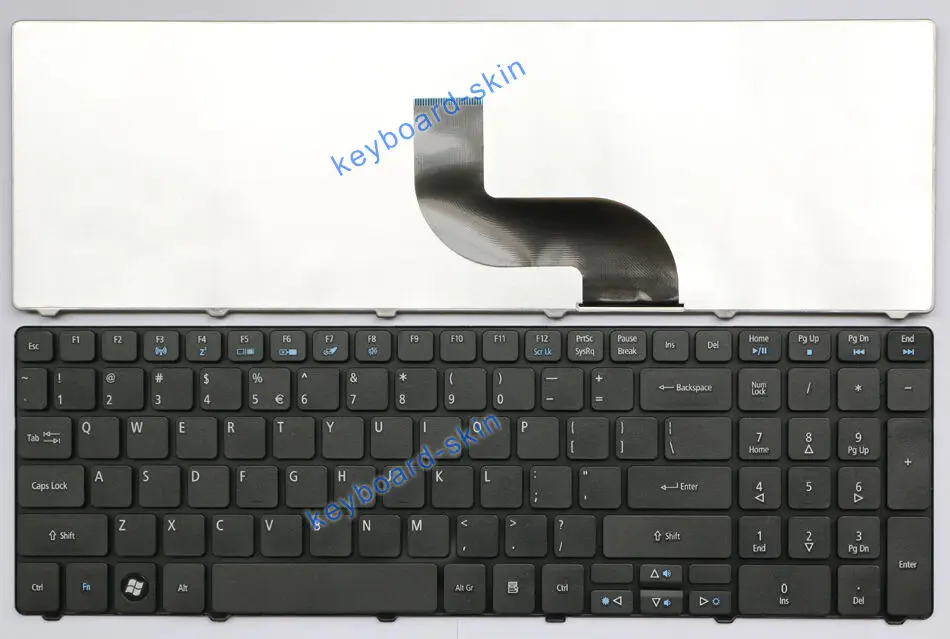 Клавиатура US для ноутбука Packard Bell Gateway NE56 NE56R10u NE56R34u NE56R27U NE56R35U NEW95 олова 76 71 олово 72