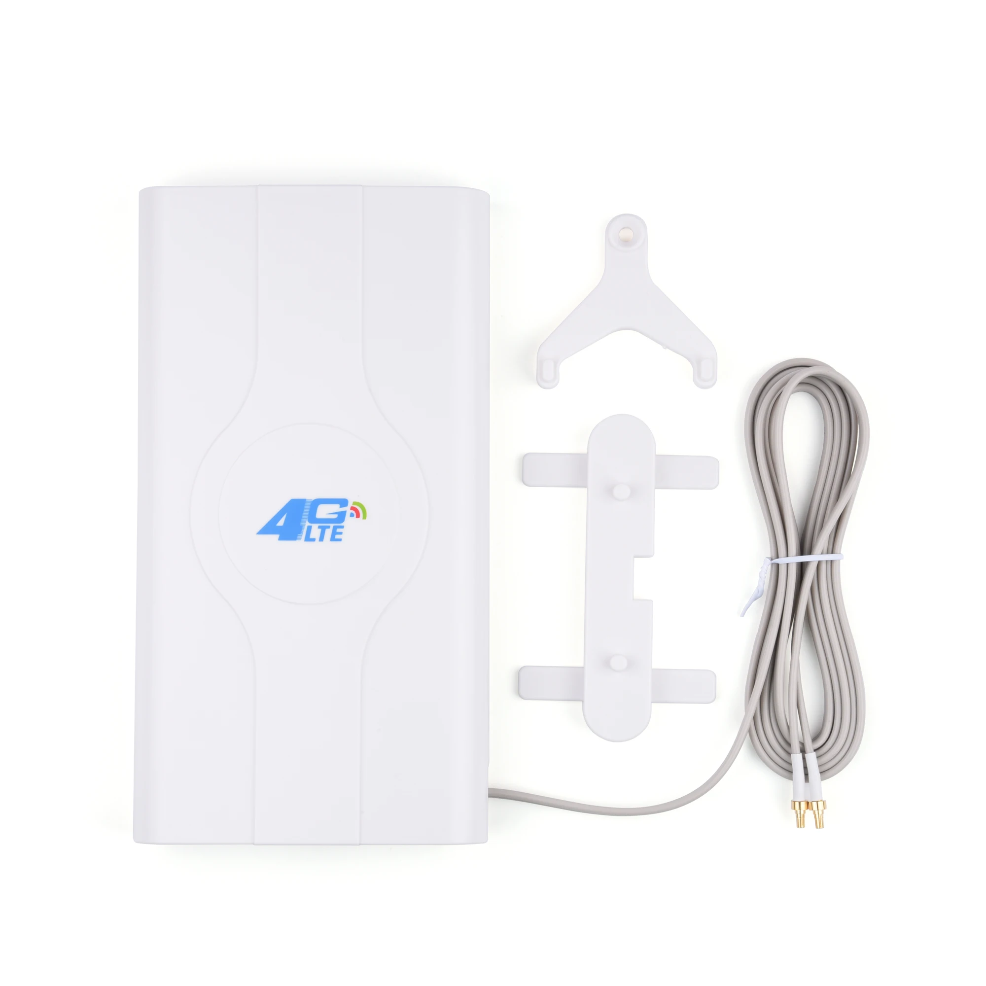 4G LTE 88dbi Antenna 700-2600mhz Mobile Panel Antenna TS9/CRC9/SMA Male Connector Cable 2m/6.56ft For 3G 4G Booster Router Modem