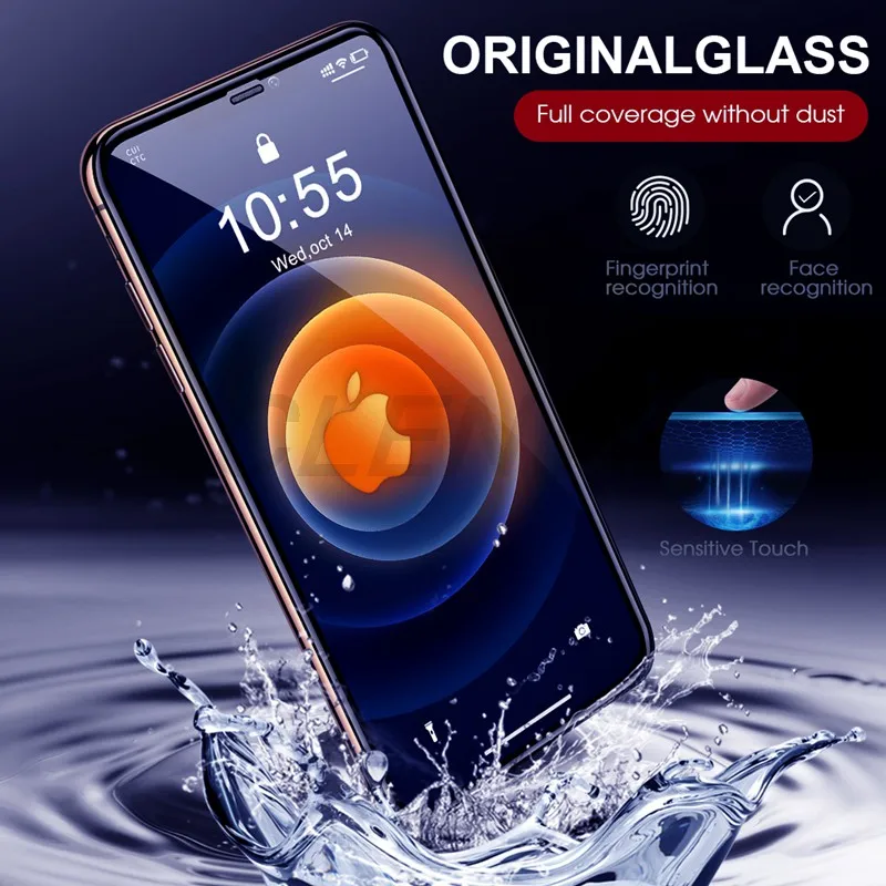 

Clenye 20D Tempered Glass for iPhone 11 12 Pro Max Mini Screen Protector Glass for iPhone 6 6s 7 8 Plus X Xr Xs Max SE 2020