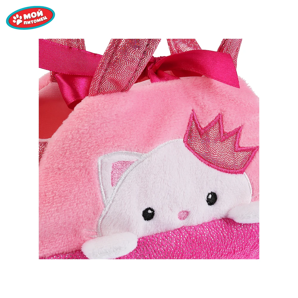 Мягкая игрушка Мой питомец кошка 15см в сумочке 278152|Мягкие игрушки животные| |