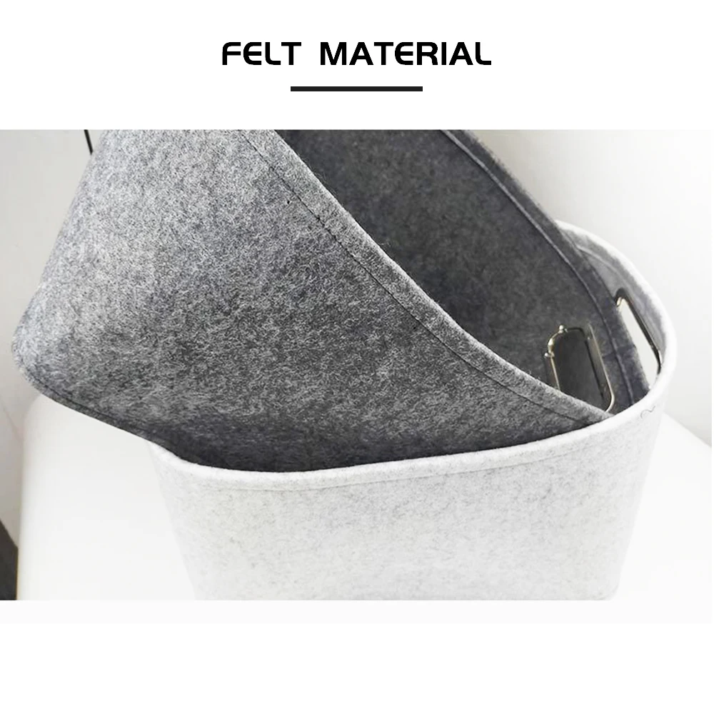 Корзина для хранения игрушек и собак однотонная серая вместительная