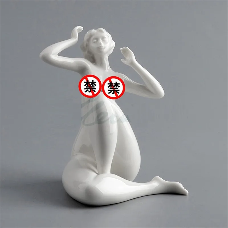 Креативная светильник глазурованная керамическая художественная скульптура с