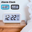 Светодиодный будильник электронные смарт часы температура календарь функция повтора будильник домашний стол Подсветка дисплей домашний декор