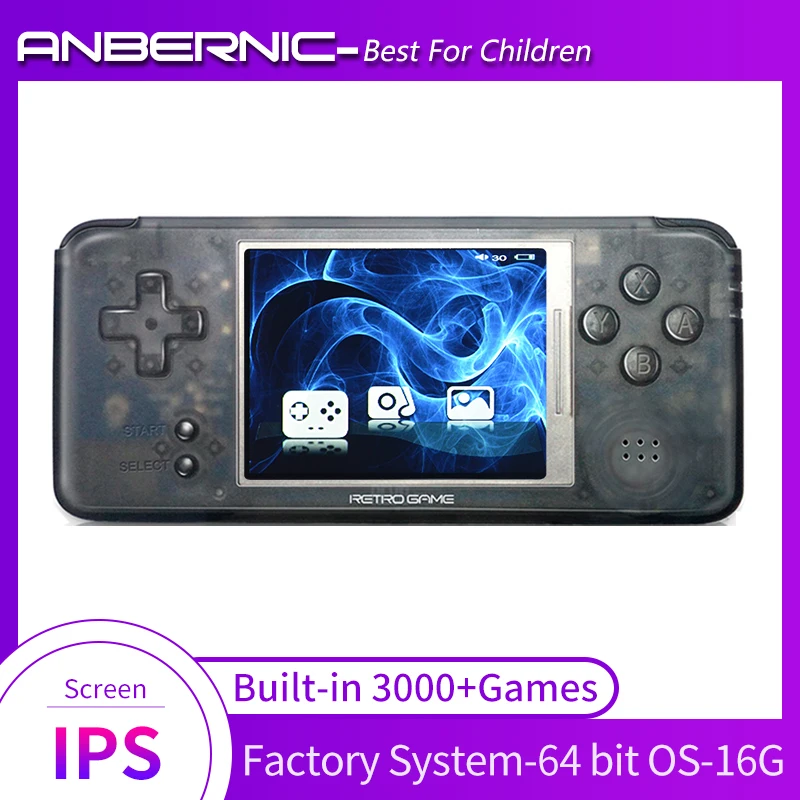 Новая игровая консоль RS97 IPS в стиле ретро видеоигры эмуляторы ручной игровой