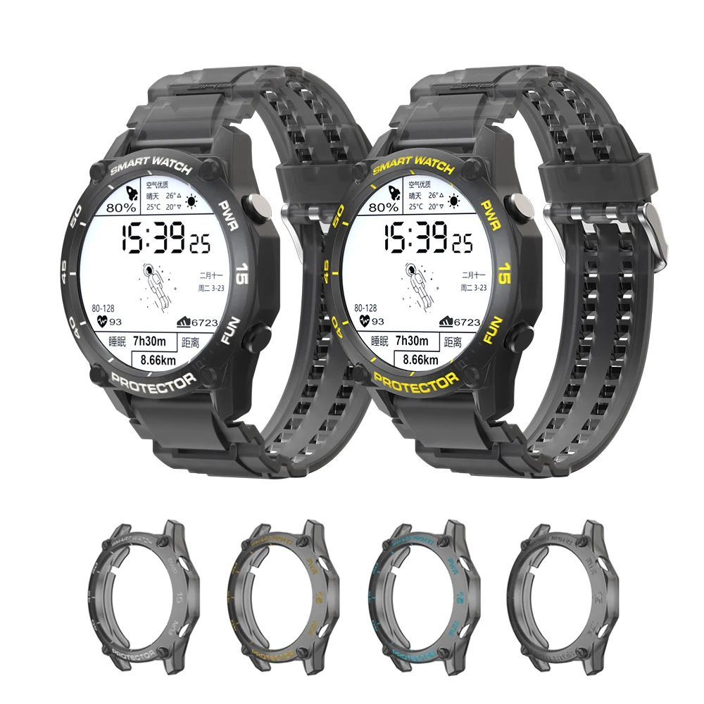 

Прозрачные чехлы для часов SIKAI из ТПУ для Huawei GT2 46 мм, чехол для умных часов, крутая защитная оболочка, бампер, аксессуары для GT 2