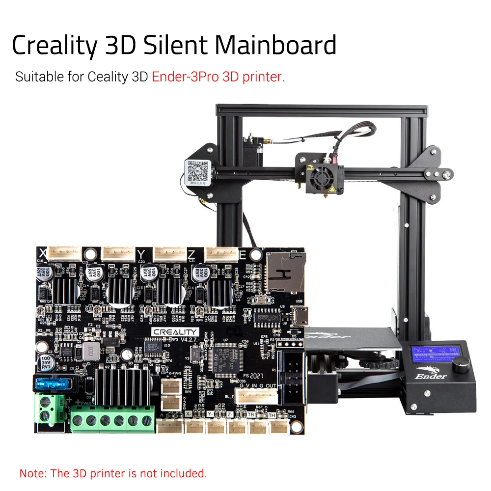 Creality 3D Базовая плата управления материнская V1.1.5 Бесшумная для Ender 3 / Pro 5 DIY Kit