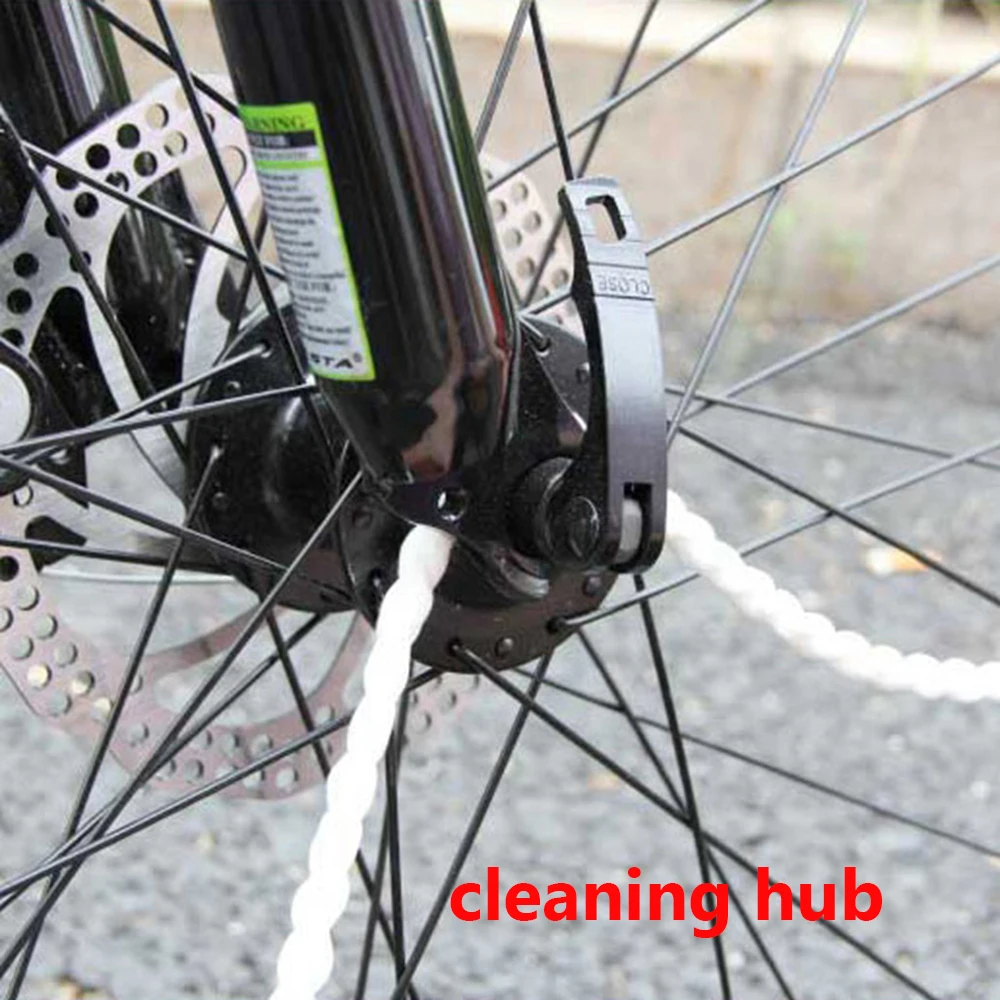 10 шт. чистые линии Портативный велосипед MTB везде маховик очистка цепей вилка