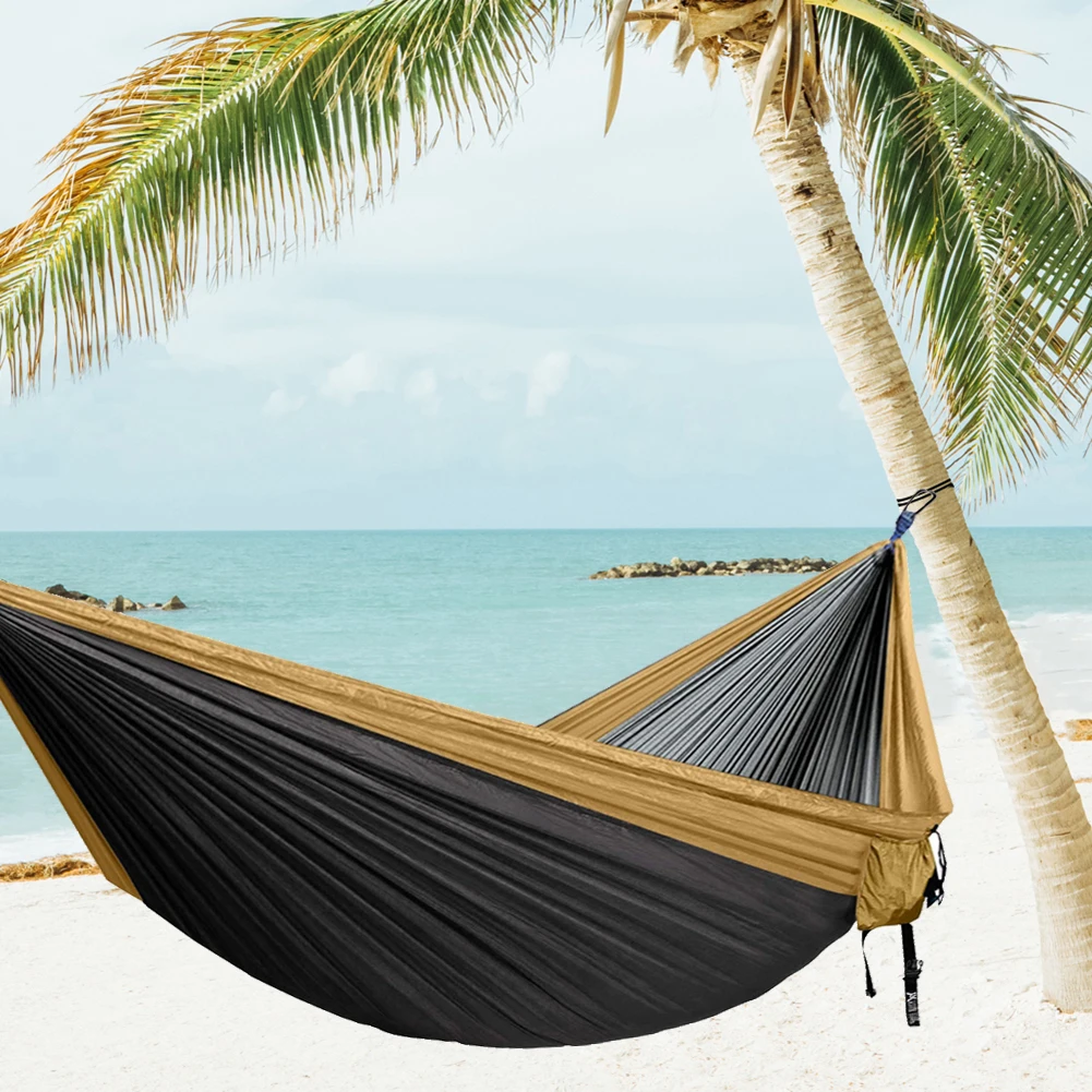 

Hiking Camping Hammock Furniture Leisure Sleeping Hanging Bed Outdoor Backyard Leisure Sleeping Hanging Swing Chair Bed