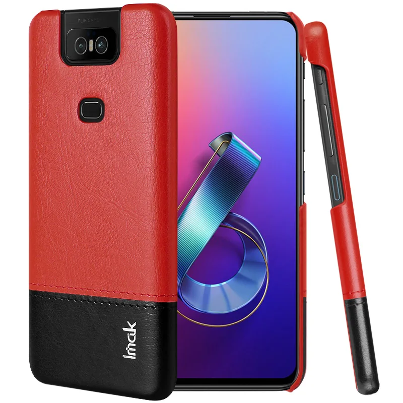 IMAK кожаный лаконичный чехол для Asus Zenfone 6 ZS630KL чехол Zenfone 6Z ZS630KL чехол для Asus 6 6Z Zenfone6 чехол для телефона