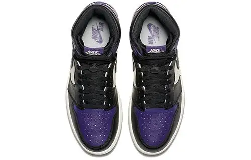 

Nike Air Jordan 1 Retro High Court Purple Basketball Shoes Men Women Unisex Original Outdoor Sneakers 555088-501