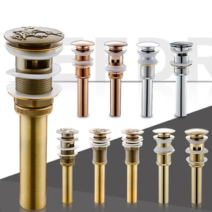 Nice, без перелива, латунная раковина для ванной, выдвижной слив, раковина для раковины для ванной, Товары для ванной, аксессуары HJ-0618F