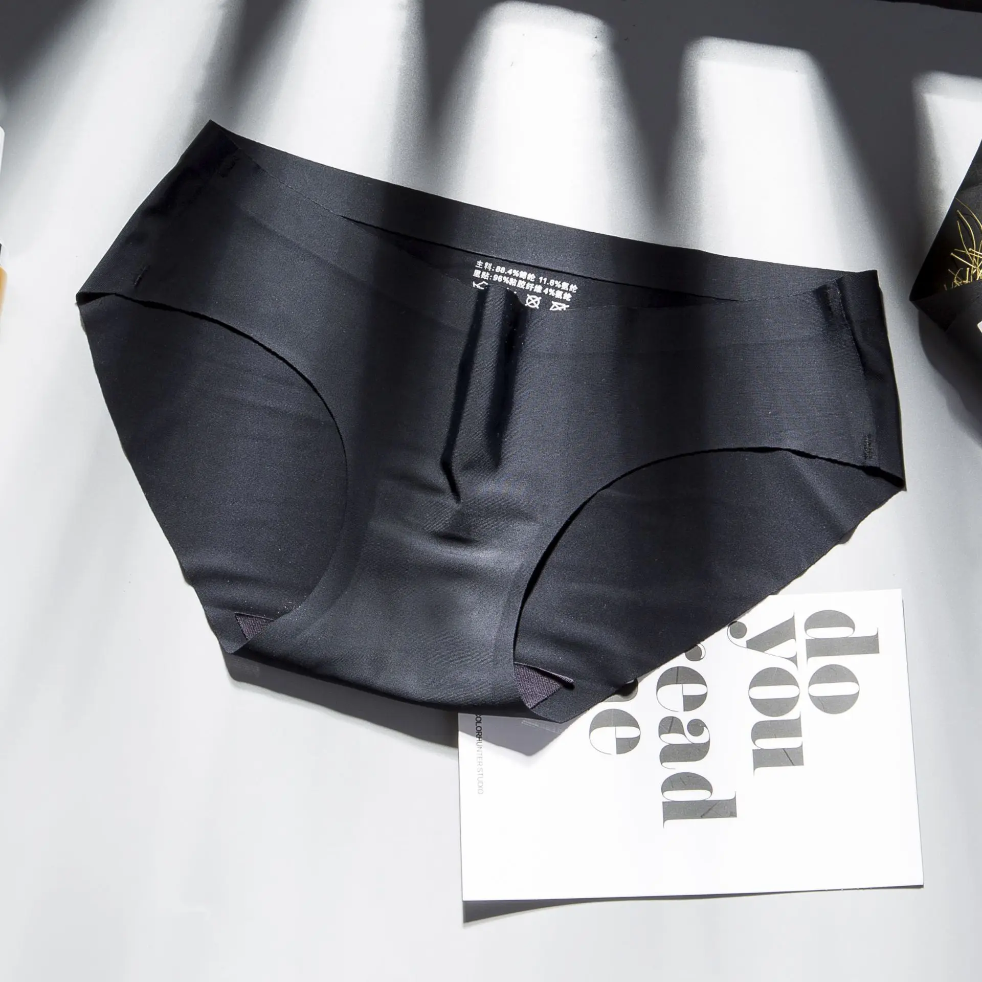 Бесплатная доставка женские трусики шелковистое нижнее белье бесшовное