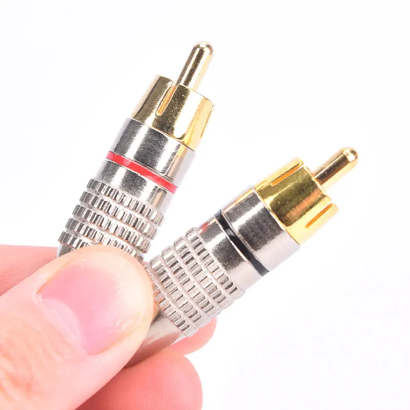 

2 шт., разъём RCA «папа»