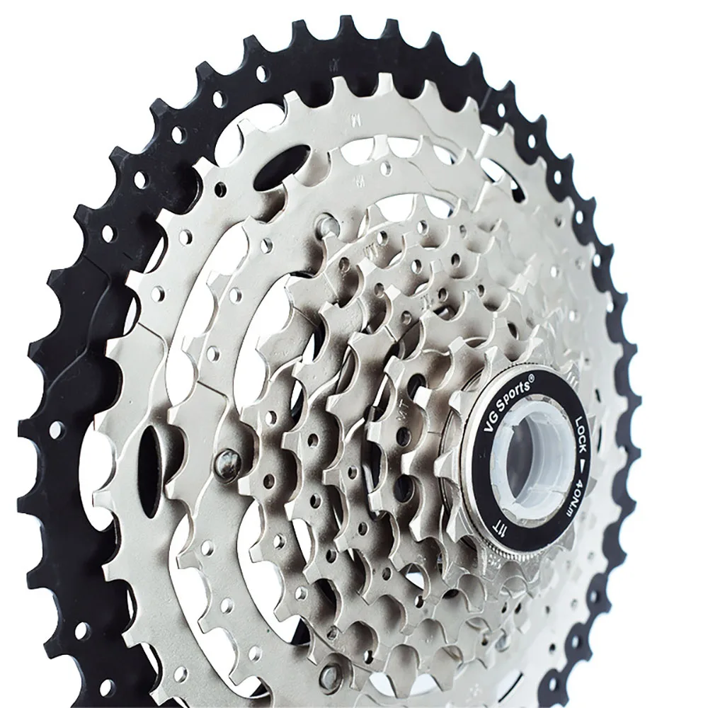 9 скоростей 11-42T MTB велосипедная кассета горный велосипед широкоугольные звездочки 9s k7 9v свободного хода совместимы с M430 M4000 M590