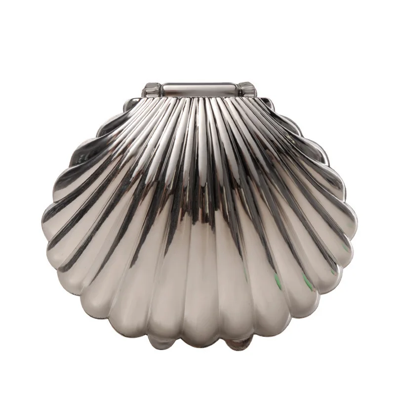 

Continental wedding supplies gold and silver shell shape sugar box Happy time sugar box wedding packaging candy box licorneanniv