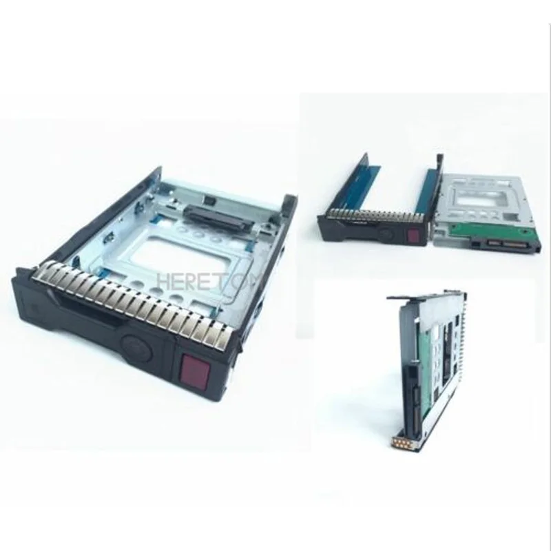 Heretom 654540-001+ 651314-001 2," SSD до 3,5" SATA конвертер отсек жесткого диска в сборе для gen8/gen9 сервер с лотком Caddy