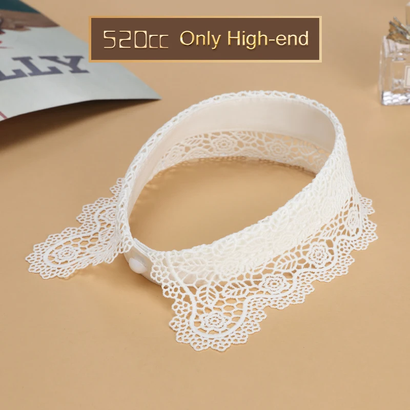 

Высокое качество белый съемный кружевной воротники декольте Аксессуары для платья Съемная Ложные воротнички женские туфли в винтажном сти...